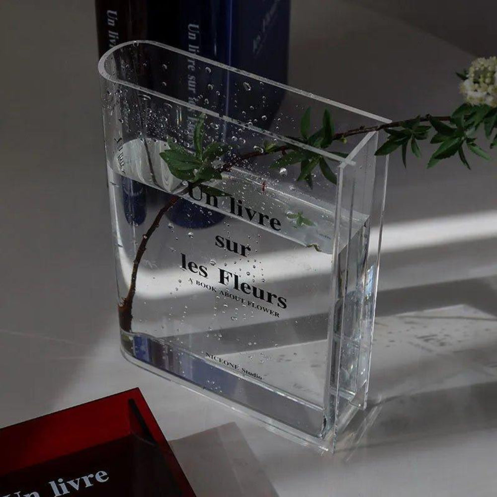 Vases transparents modernes pour des arrangements floraux élégants et une décoration stylée