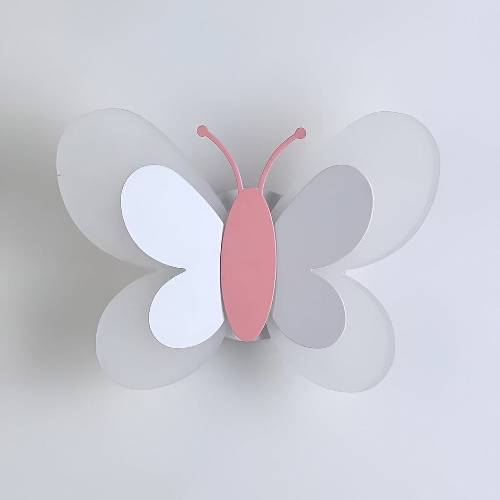 Lampe murale LED avec design de papillon – lampe colorée pour enfants