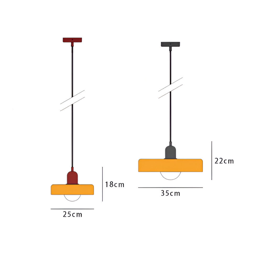 LustraGlow – Lampe Suspendue en Verre à Couleurs Ajustables