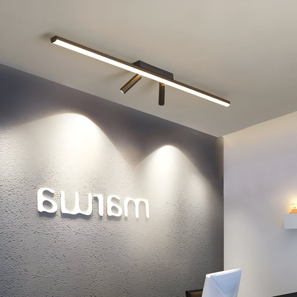 Lampe LED sur rail – spots ajustables pour un éclairage moderne
