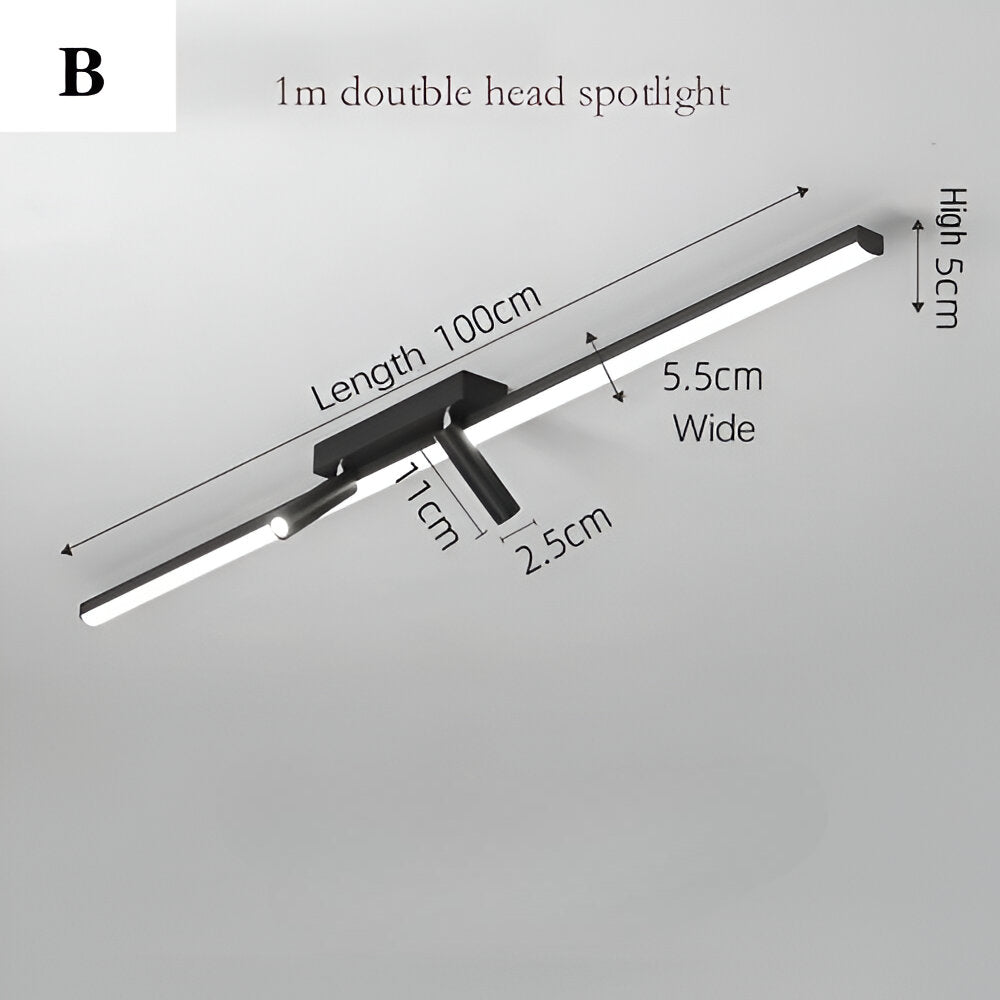 Lampe LED sur rail – spots ajustables pour un éclairage moderne
