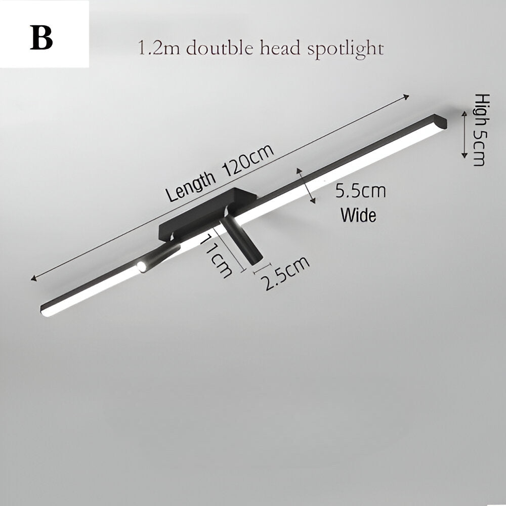 Lampe LED sur rail – spots ajustables pour un éclairage moderne