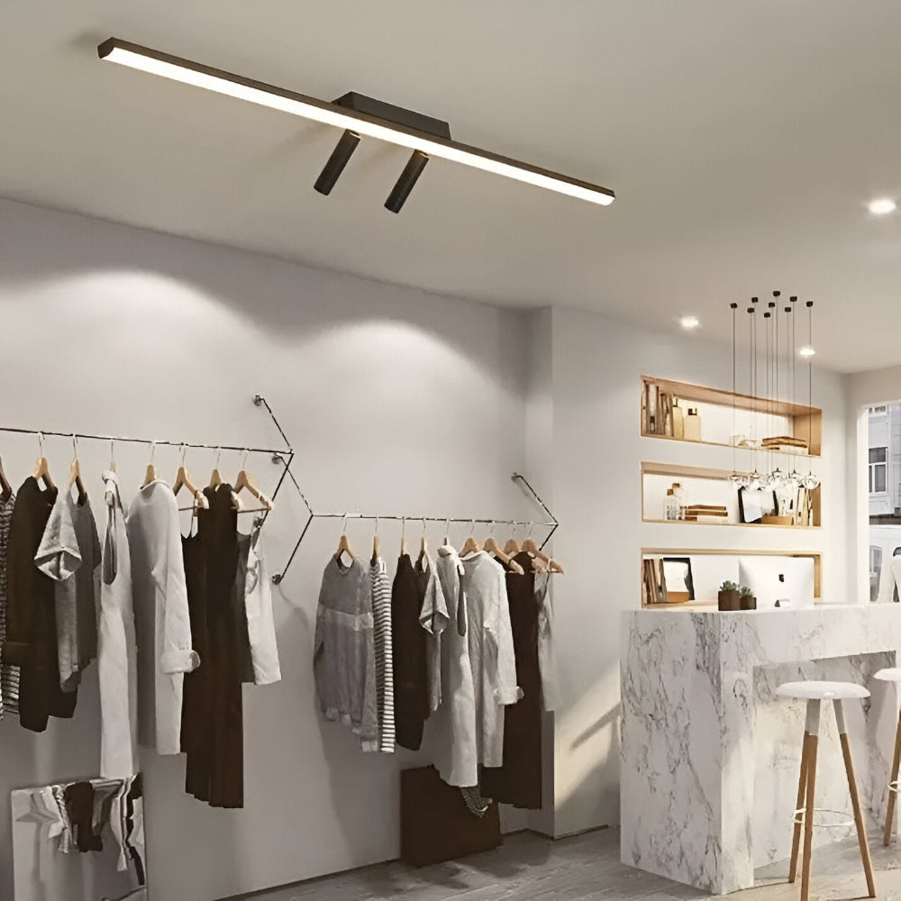Lampe LED sur rail – spots ajustables pour un éclairage moderne