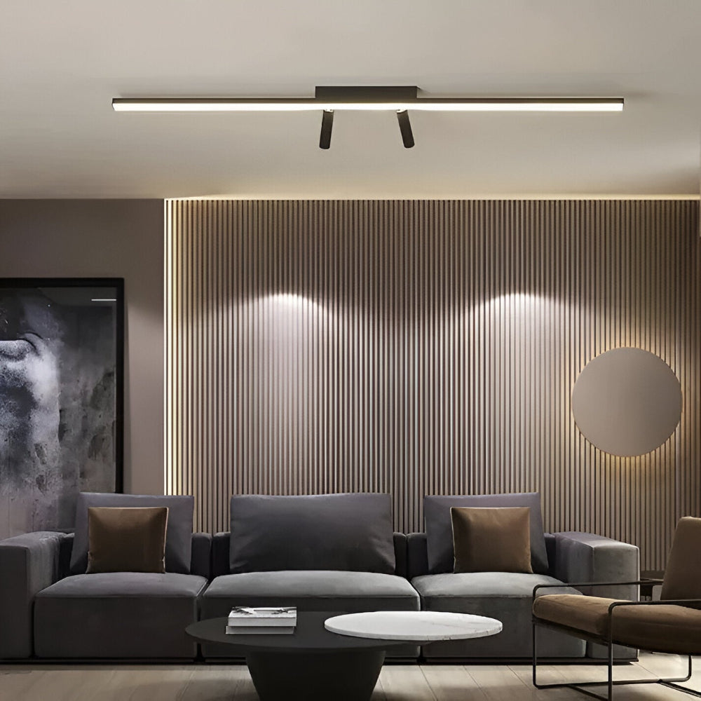 Lampe LED sur rail – spots ajustables pour un éclairage moderne