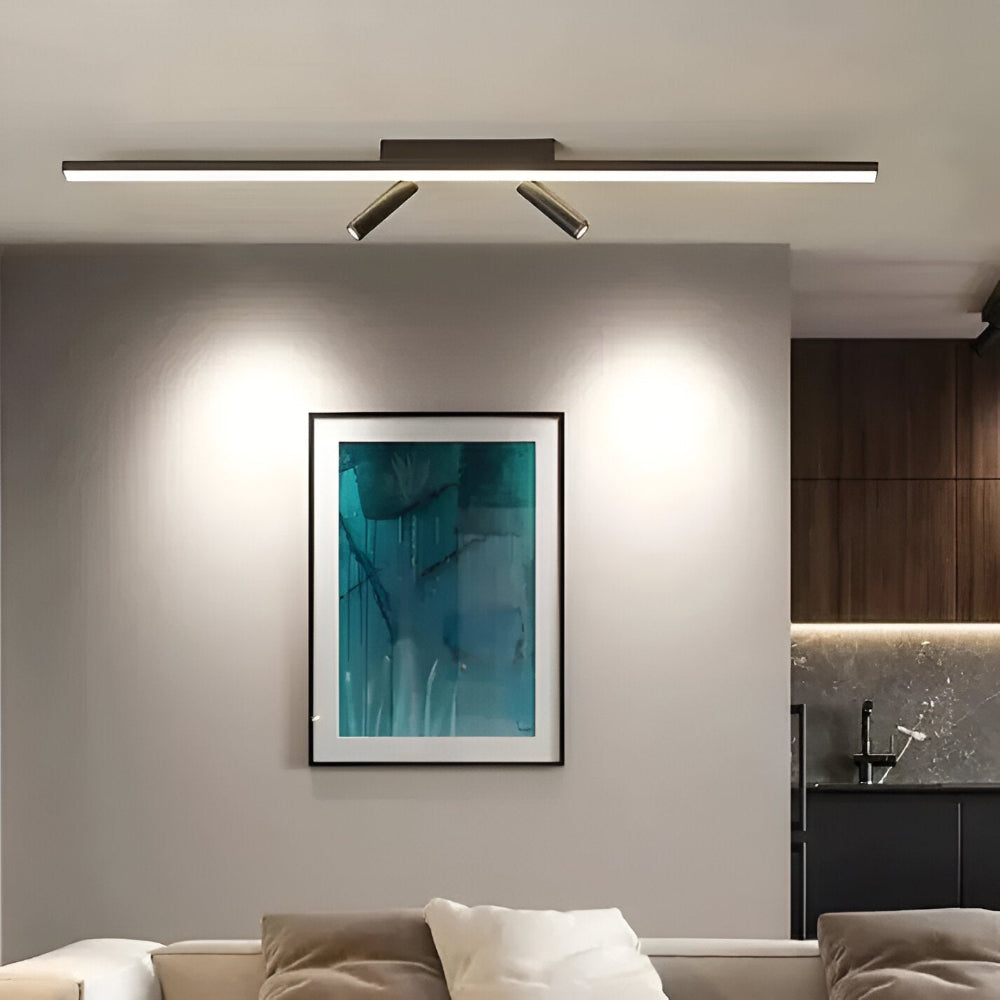Lampe LED sur rail – spots ajustables pour un éclairage moderne