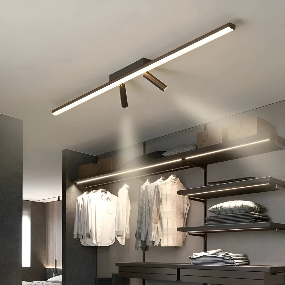 Lampe LED sur rail – spots ajustables pour un éclairage moderne