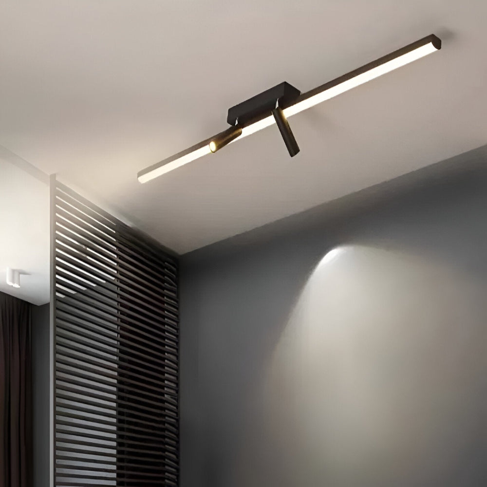 Lampe LED sur rail – spots ajustables pour un éclairage moderne