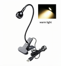 Lampe de bureau avec pince – lampe LED flexible 360° USB