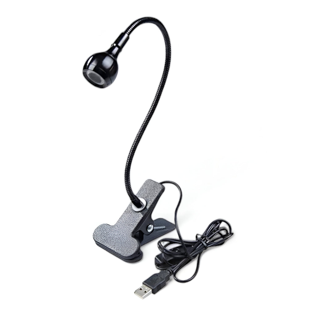 Lampe de bureau avec pince – lampe LED flexible 360° USB