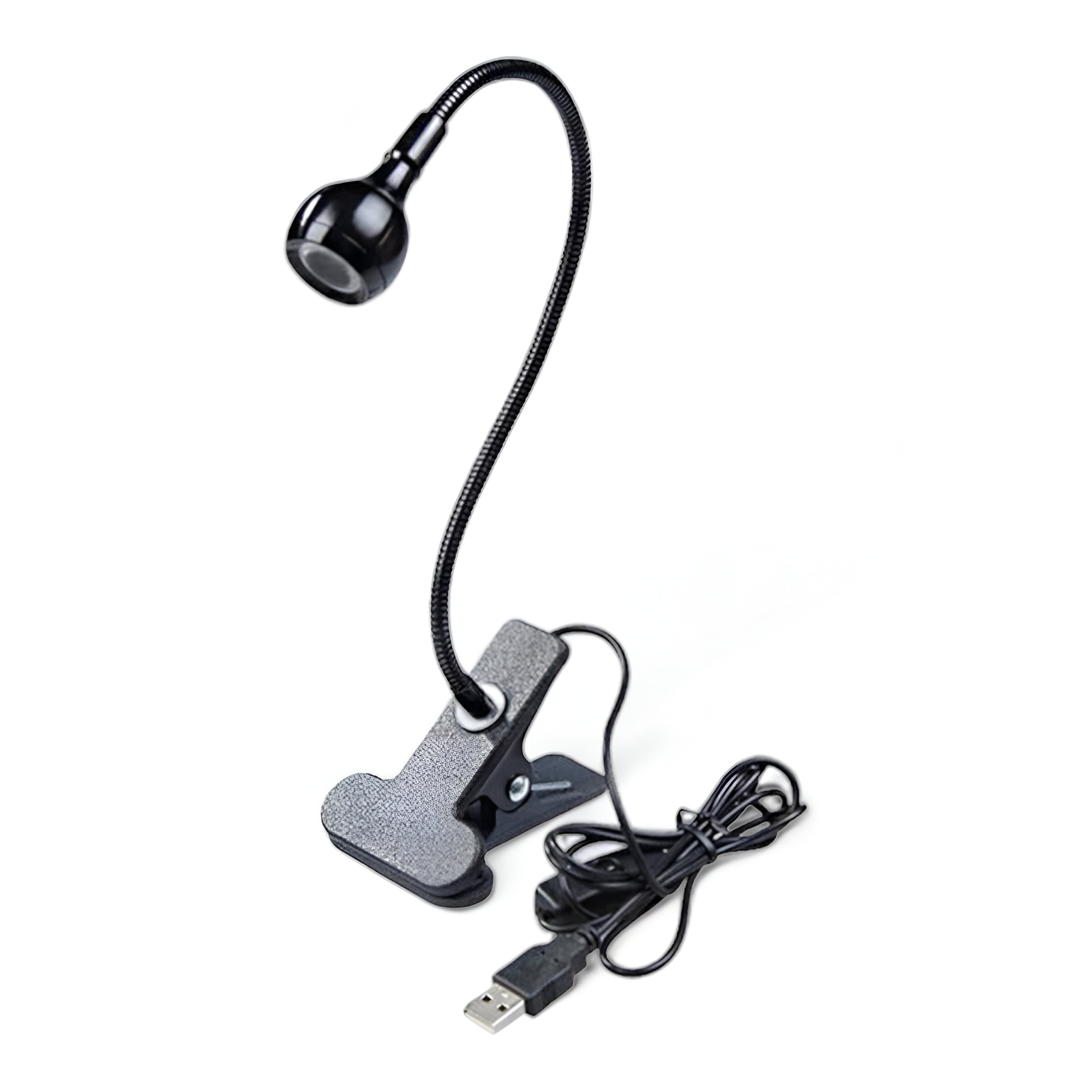 Lampe de bureau avec pince – lampe LED flexible 360° USB