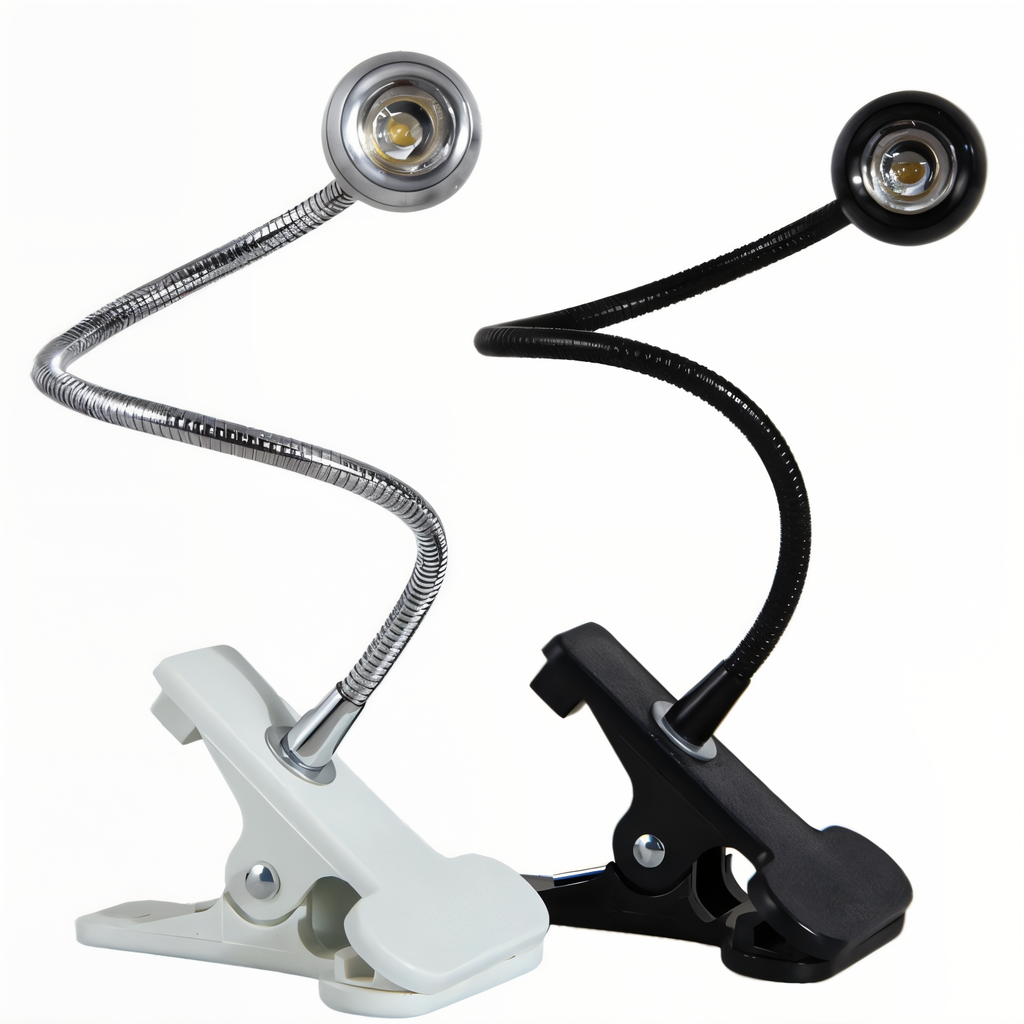 Lampe de bureau avec pince – lampe LED flexible 360° USB