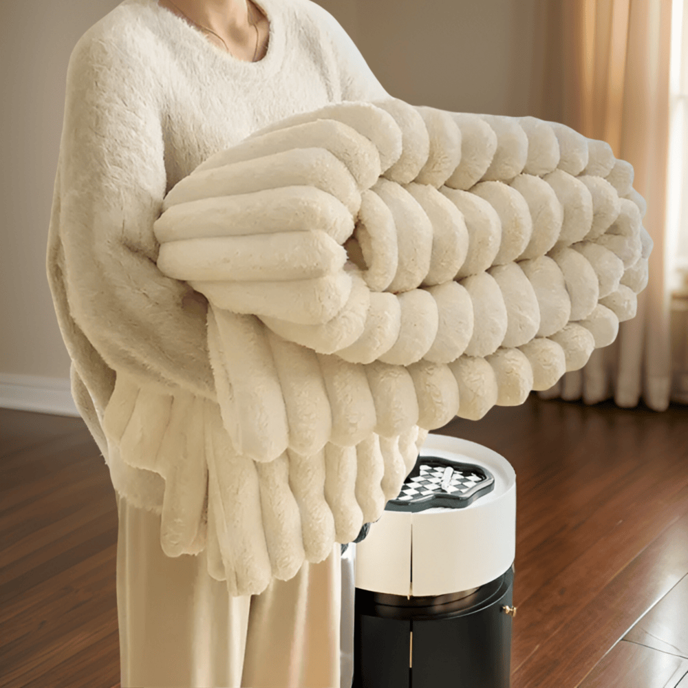 FlufforaSoft – Couverture en Fleece Luxueuse pour Moments de Détente et Confort à Domicile