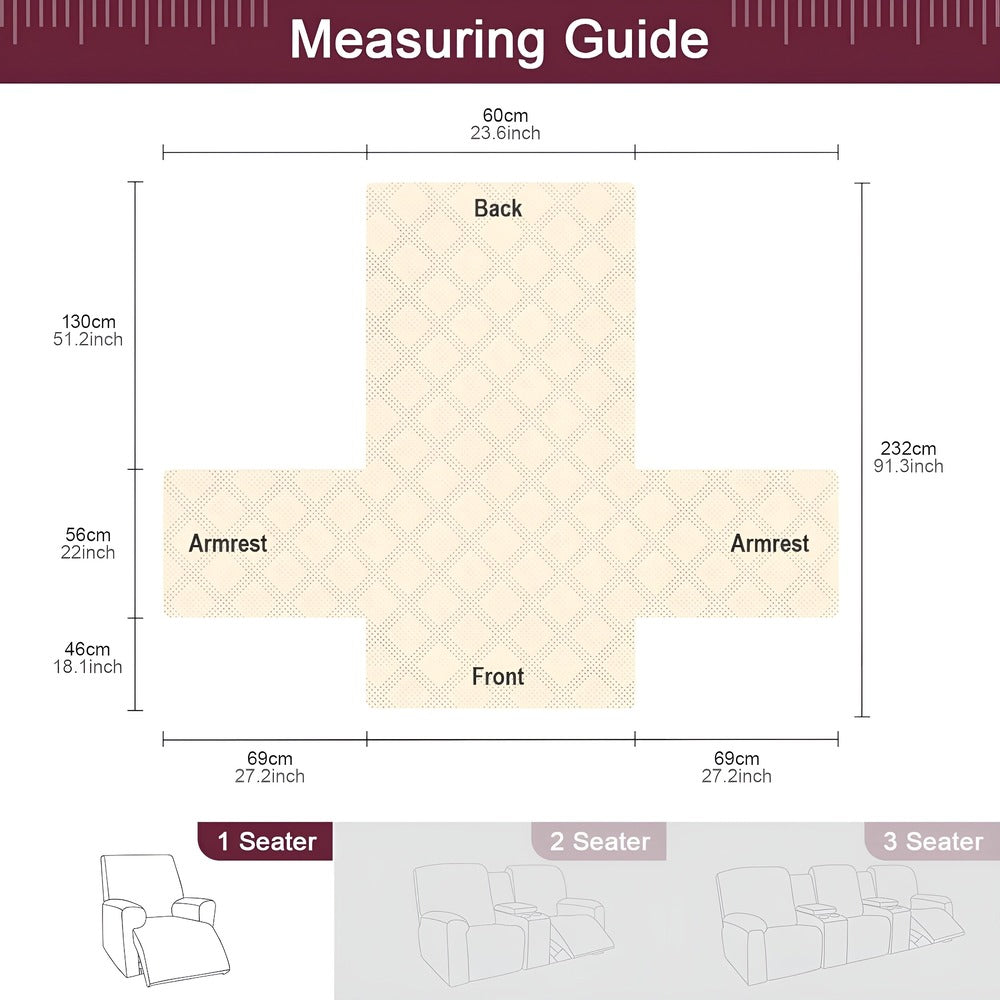 Housse de canapé antidérapante pour fauteuil – protection de meuble imperméable