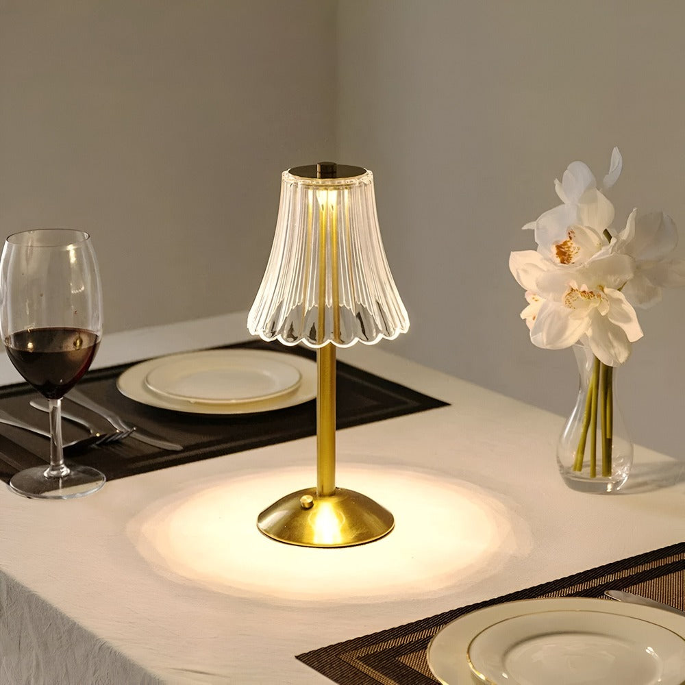 EleGlow - Lampe de Table Sans Fil Inspirée du Vintage