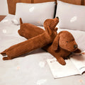 CuddlyPlush - Adorable Teckel en Coussin en Peluche
