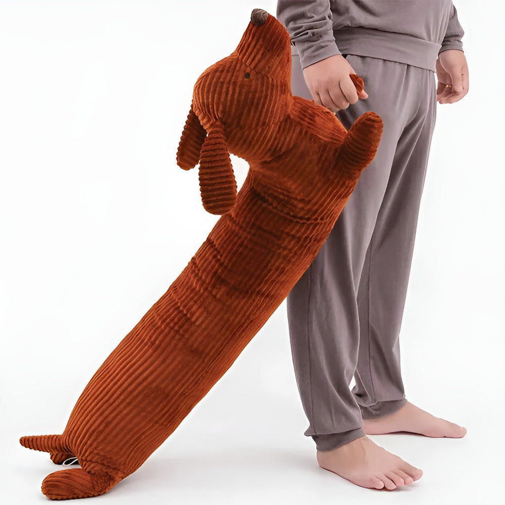 CuddlyPlush - Adorable Teckel en Coussin en Peluche
