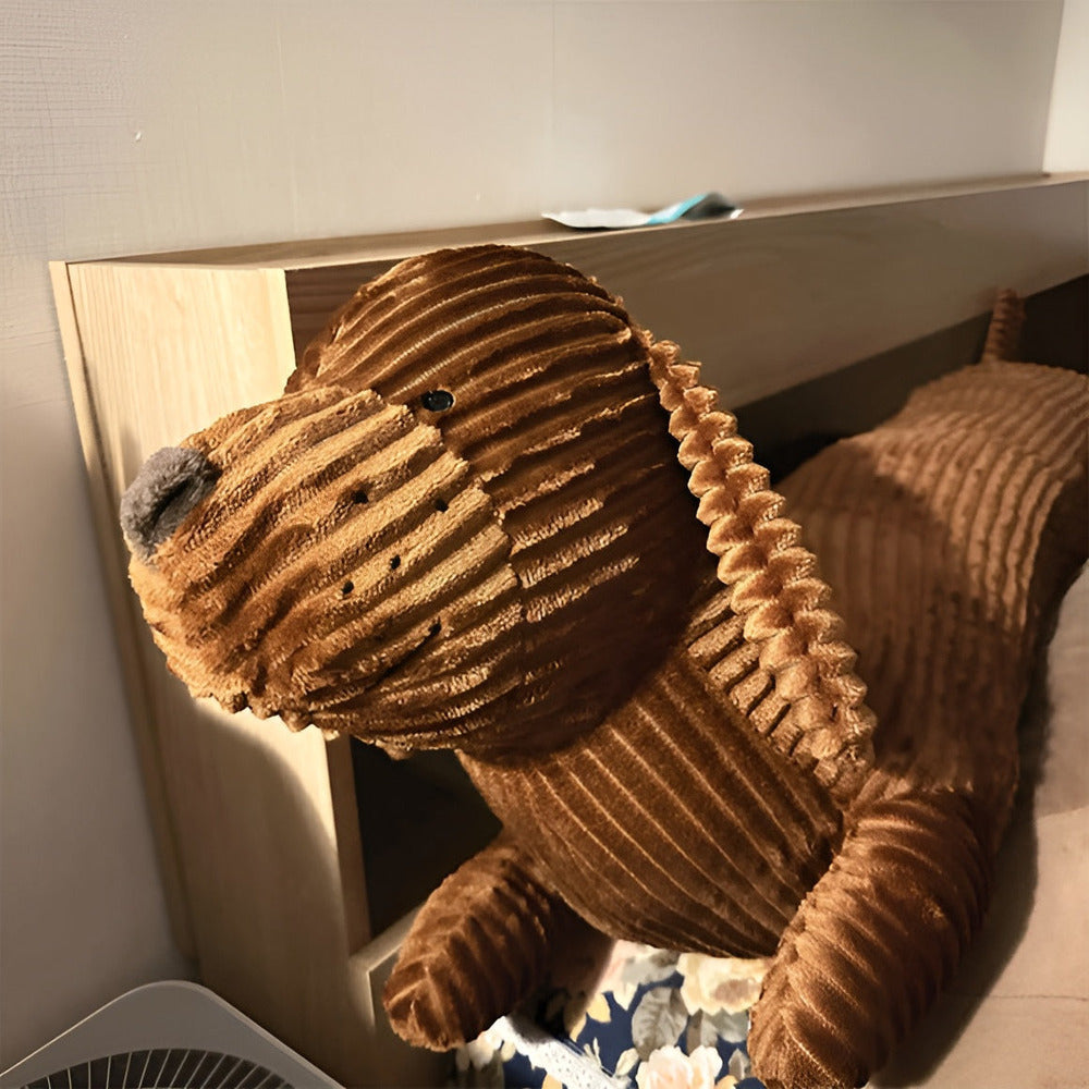 CuddlyPlush - Adorable Teckel en Coussin en Peluche