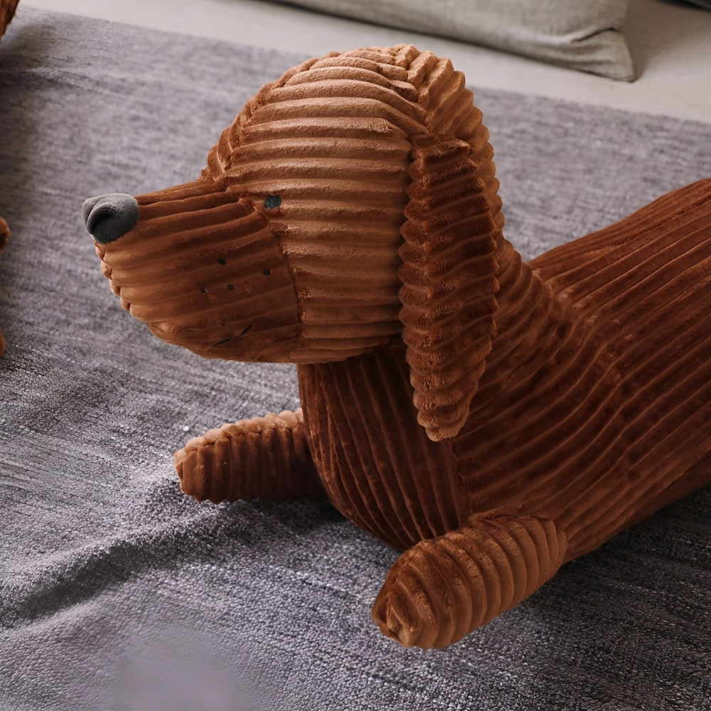 CuddlyPlush - Adorable Teckel en Coussin en Peluche