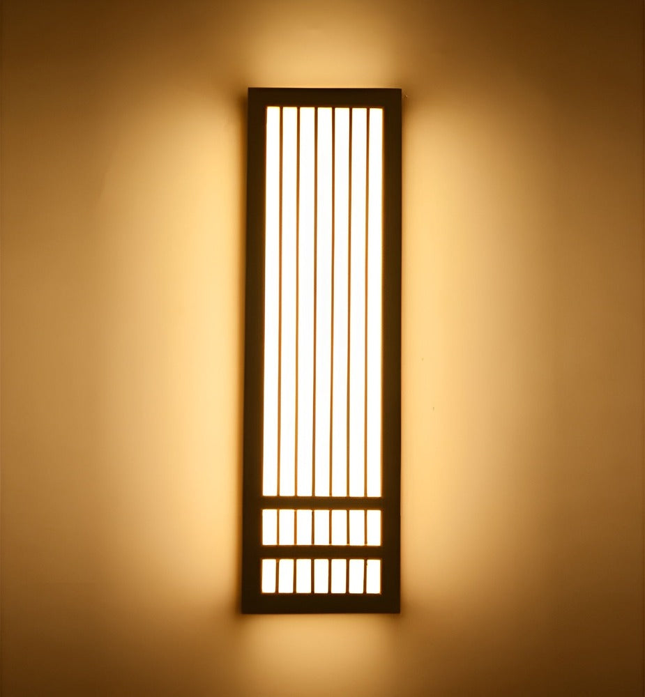 Applique Murale Japonaise en Bois DoaGlow - Éclairage Japonais Moderne en Bois et Acrylique