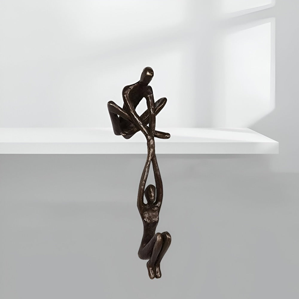 Par sculpture avec figure levante – décoration romantique moderne