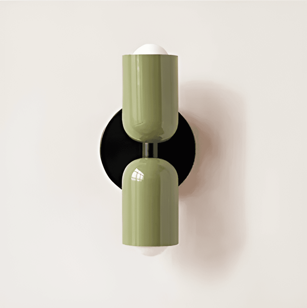 Eclipse Glow – Applique Murale Vintage Moderne avec Éclairage LED Double Face