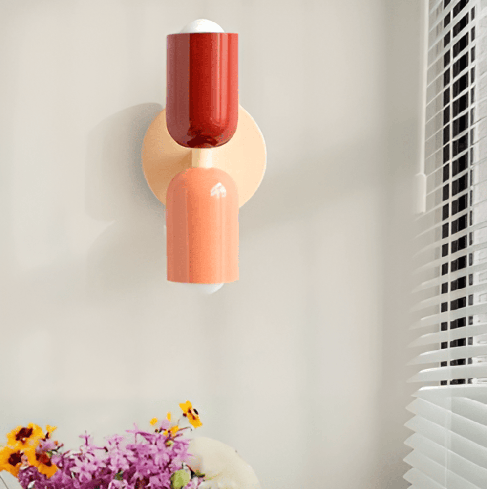 Eclipse Glow – Applique Murale Vintage Moderne avec Éclairage LED Double Face