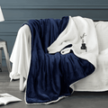 Couverture en polaire sherpa double – épaisse, douce et extra chaude