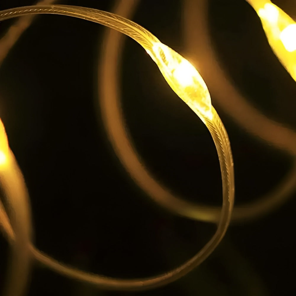 Guirlande LED étanche 10 m – éclairage portable pour le camping et l'extérieur
