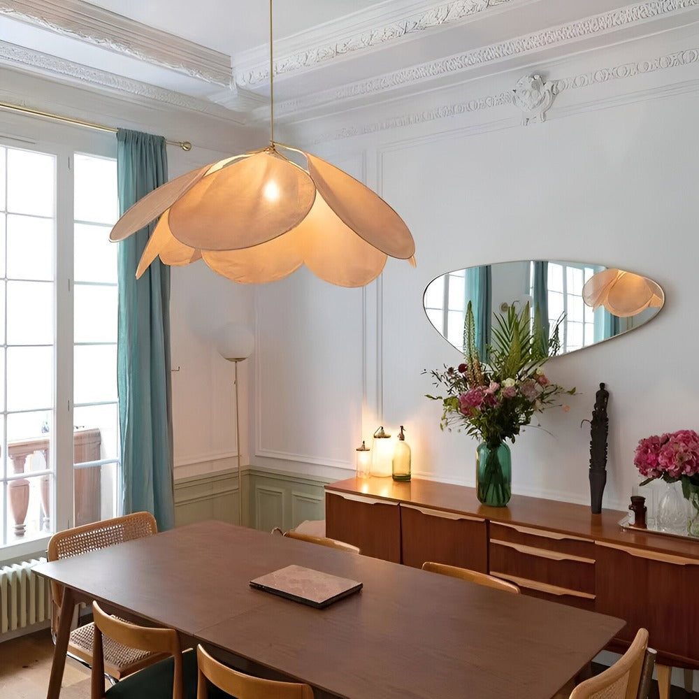 Florevia – Suspension Vintage avec Design Floral en Textile