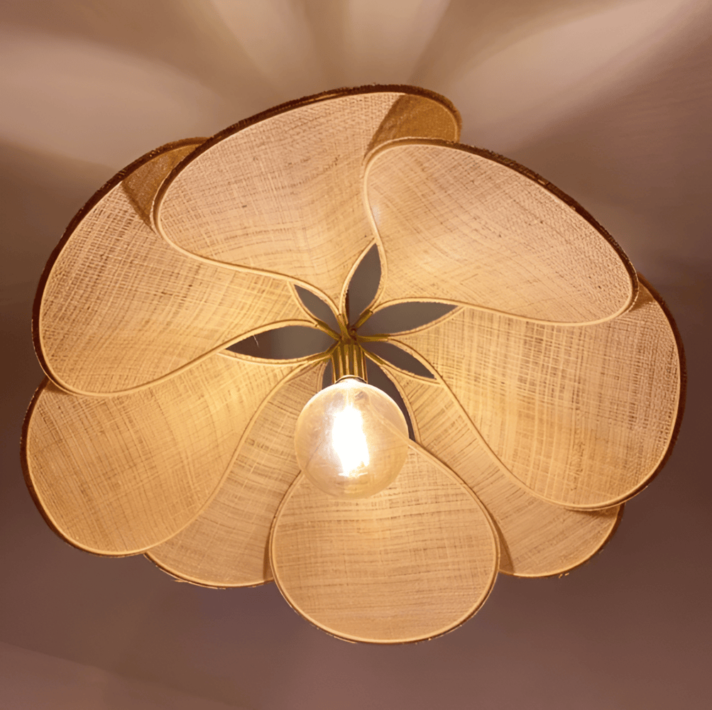 Florevia – Suspension Vintage avec Design Floral en Textile