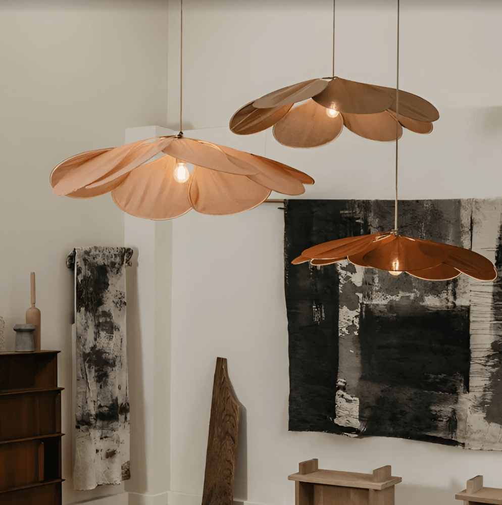 Florevia – Suspension Vintage avec Design Floral en Textile