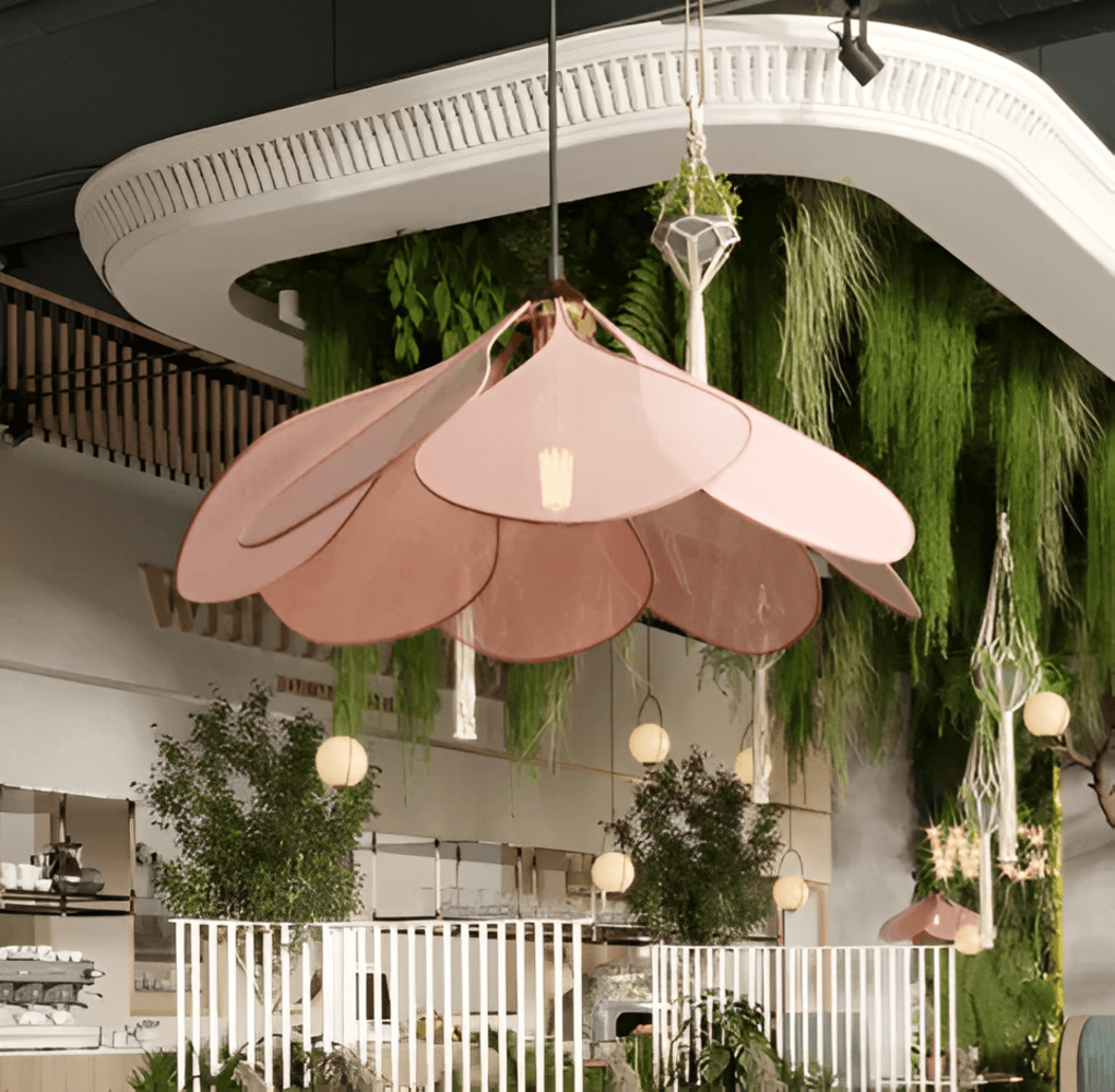 Florevia – Suspension Vintage avec Design Floral en Textile