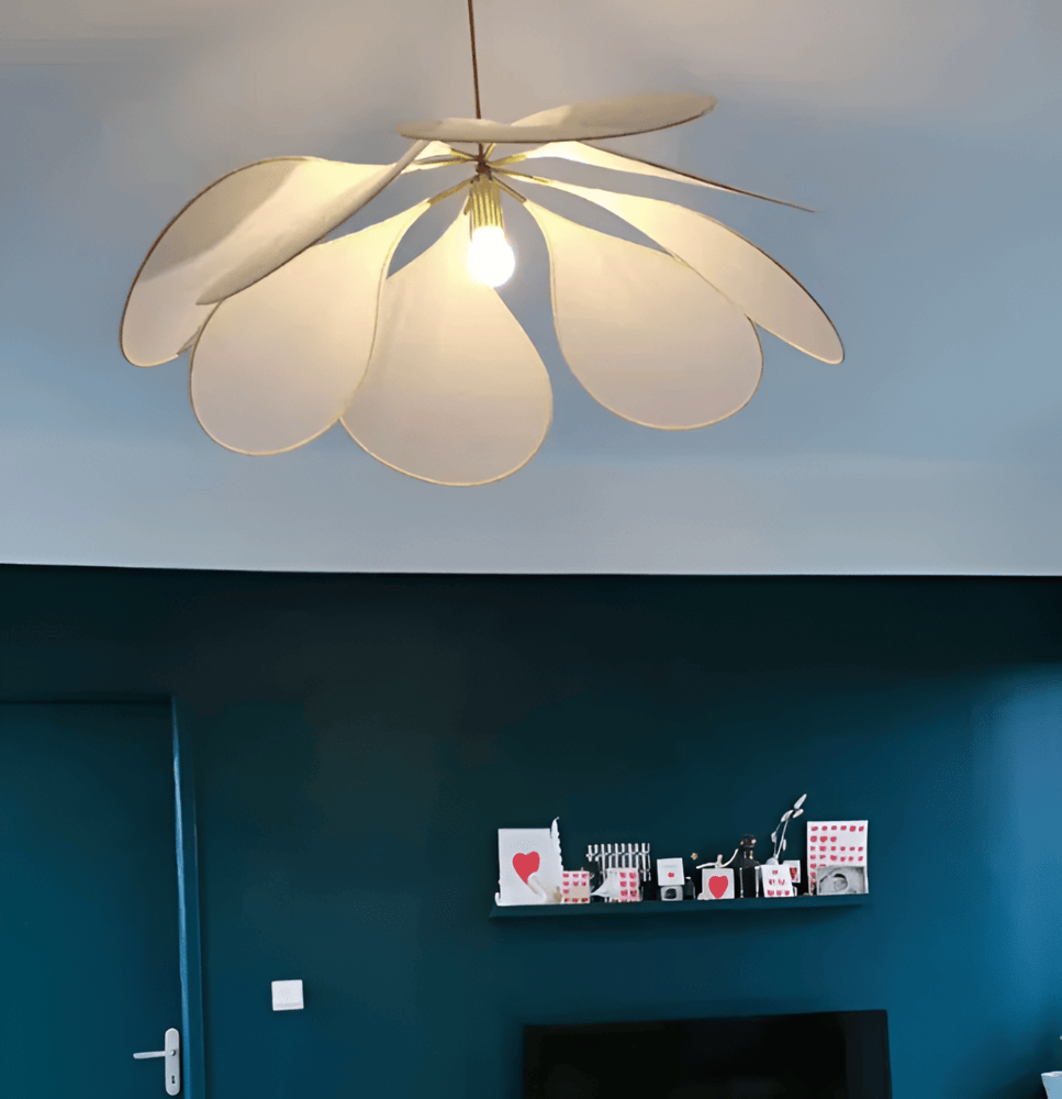 Florevia – Suspension Vintage avec Design Floral en Textile