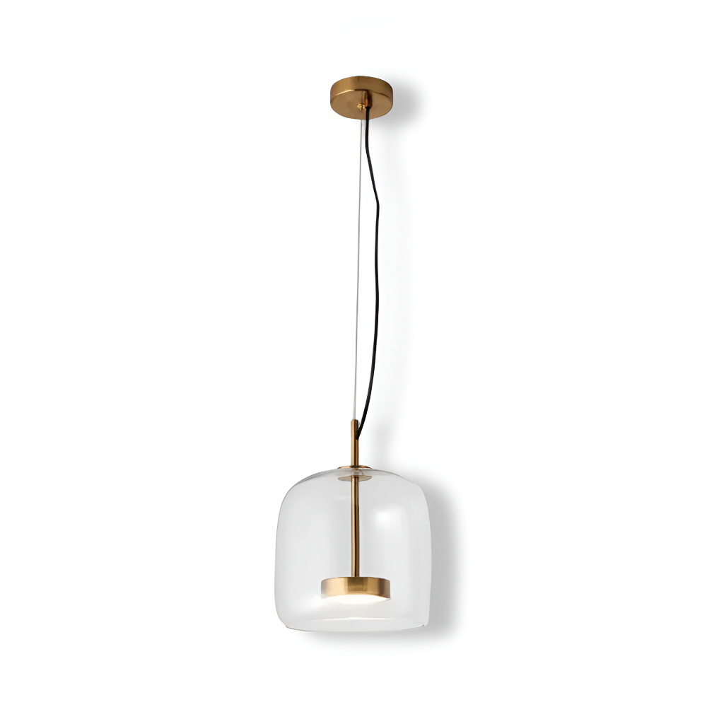 EcoGlow Pendel – Lampe à suspension en verre moderne avec élégance intemporelle