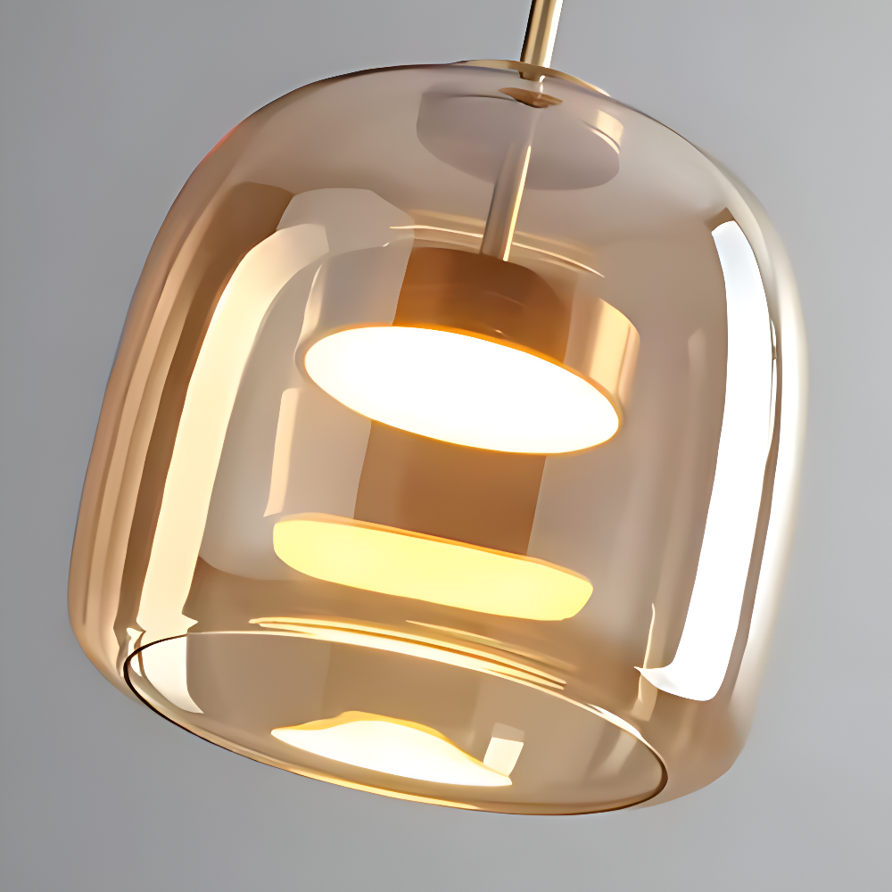 EcoGlow Pendel – Lampe à suspension en verre moderne avec élégance intemporelle