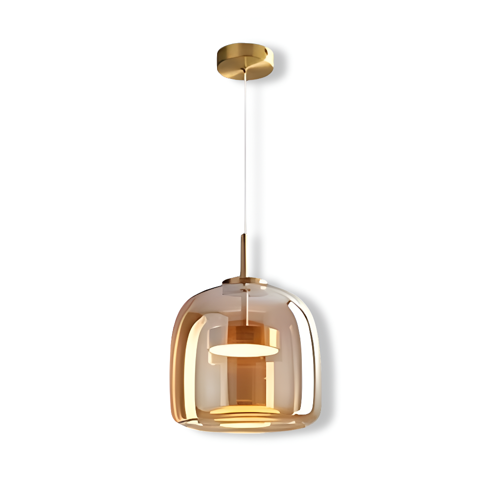 EcoGlow Pendel – Lampe à suspension en verre moderne avec élégance intemporelle