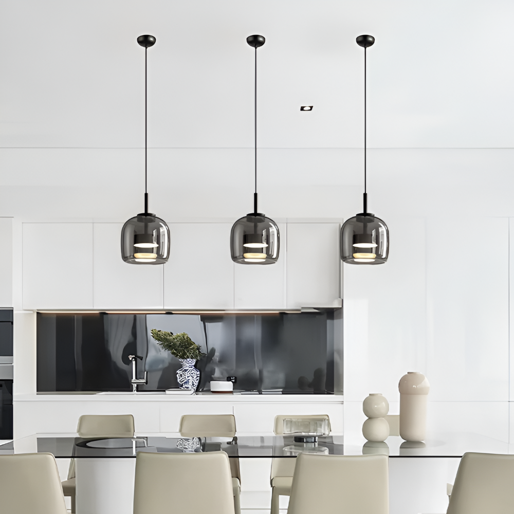 EcoGlow Pendel – Lampe à suspension en verre moderne avec élégance intemporelle