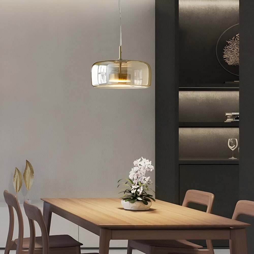 EcoGlow Pendel – Lampe à suspension en verre moderne avec élégance intemporelle
