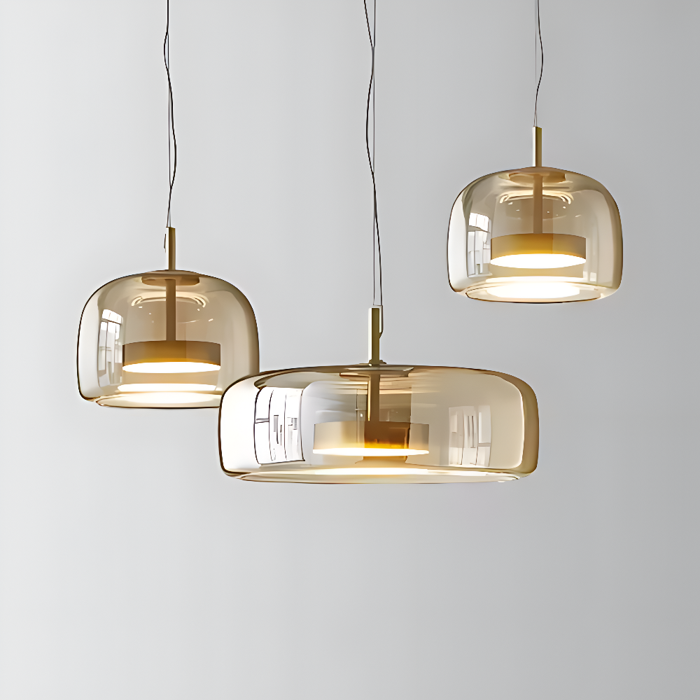 EcoGlow Pendel – Lampe à suspension en verre moderne avec élégance intemporelle