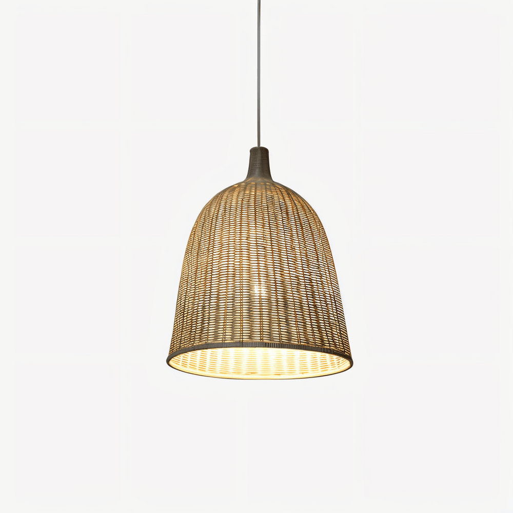 Rattanova – Suspension en Rotin Tressé avec Design Boho Naturel