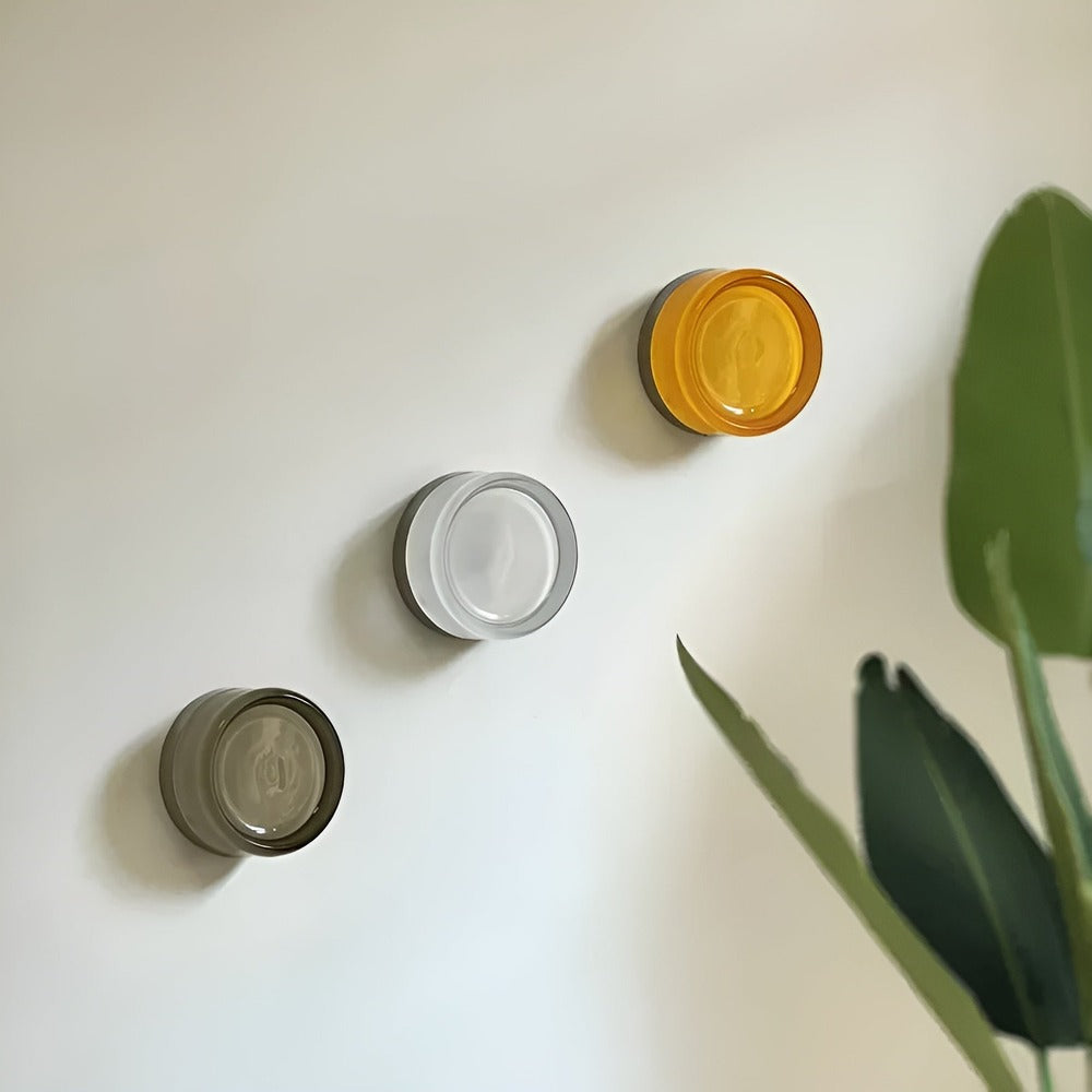 Geliora – Élégante Applique Murale Nordique en Verre avec Lumière LED