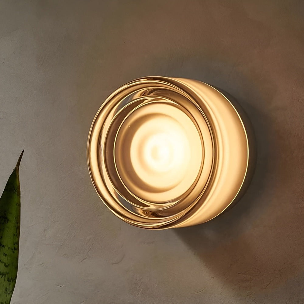 Geliora – Élégante Applique Murale Nordique en Verre avec Lumière LED