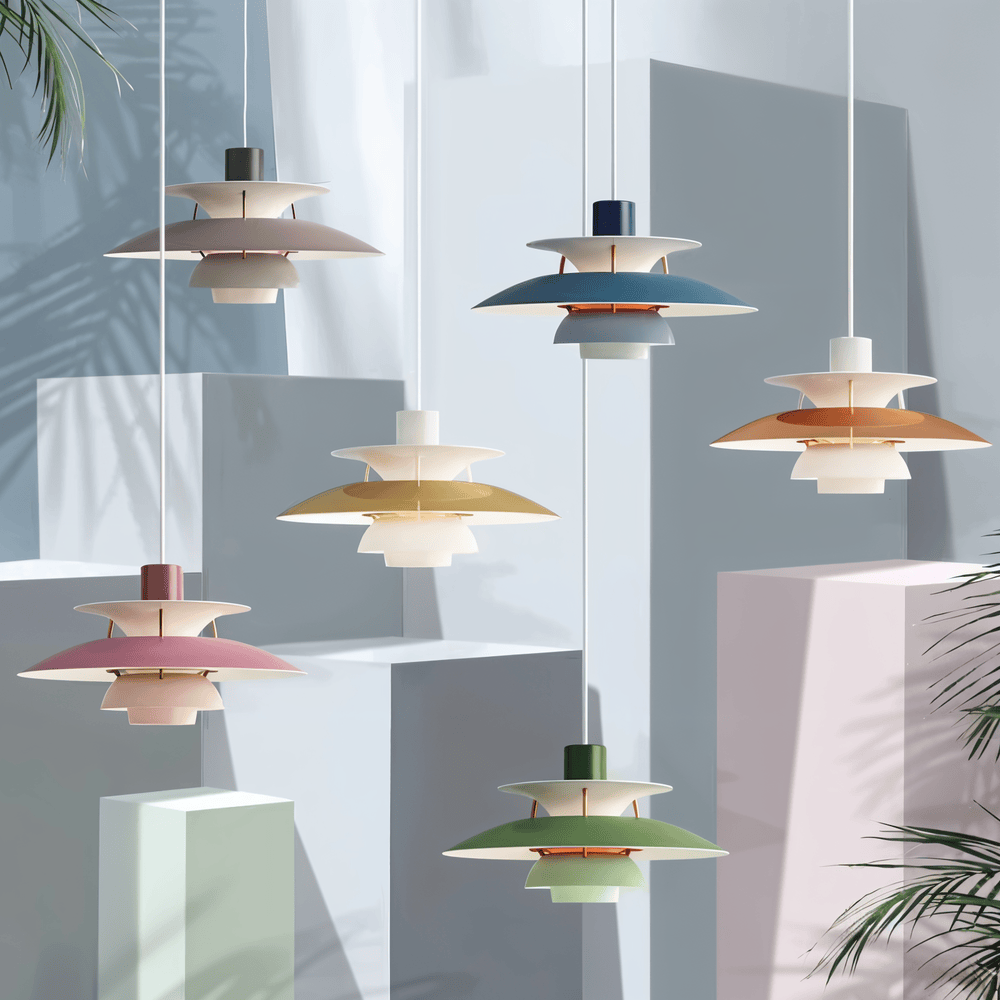 Lampe Plafonnier Scandinave – Lampe Suspendue Classique & Moderne en Métal pour Salon ou Cuisine