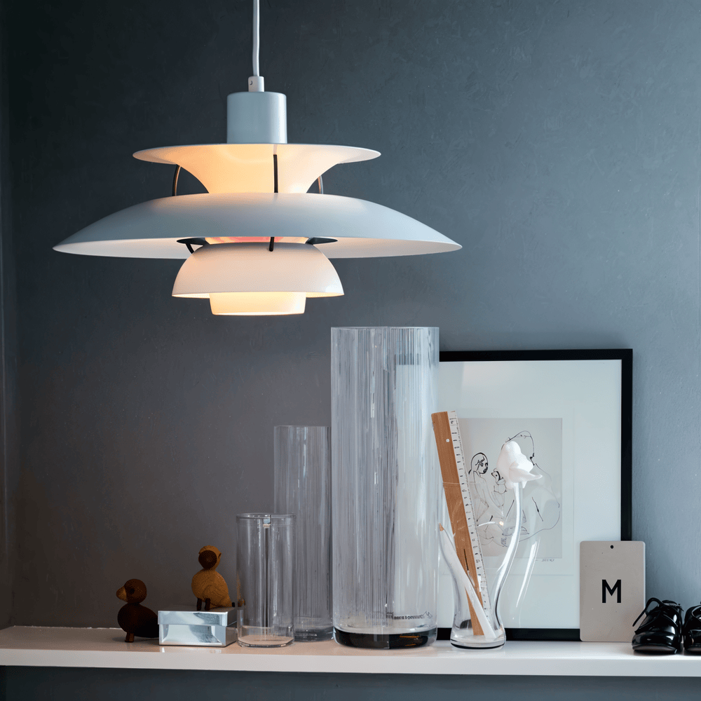 Lampe Plafonnier Scandinave – Lampe Suspendue Classique & Moderne en Métal pour Salon ou Cuisine