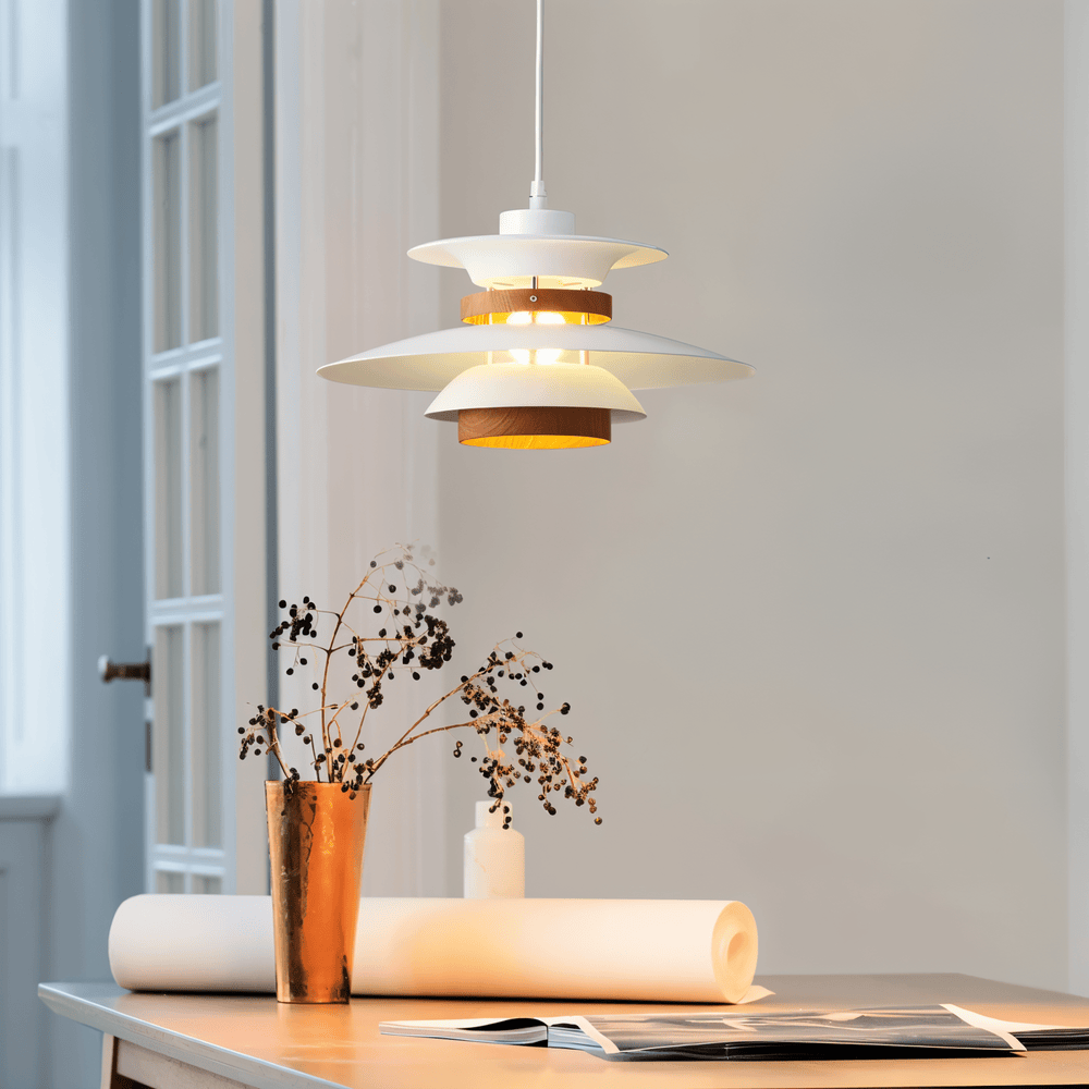 Lampe Plafonnier Scandinave – Lampe Suspendue Classique & Moderne en Métal pour Salon ou Cuisine