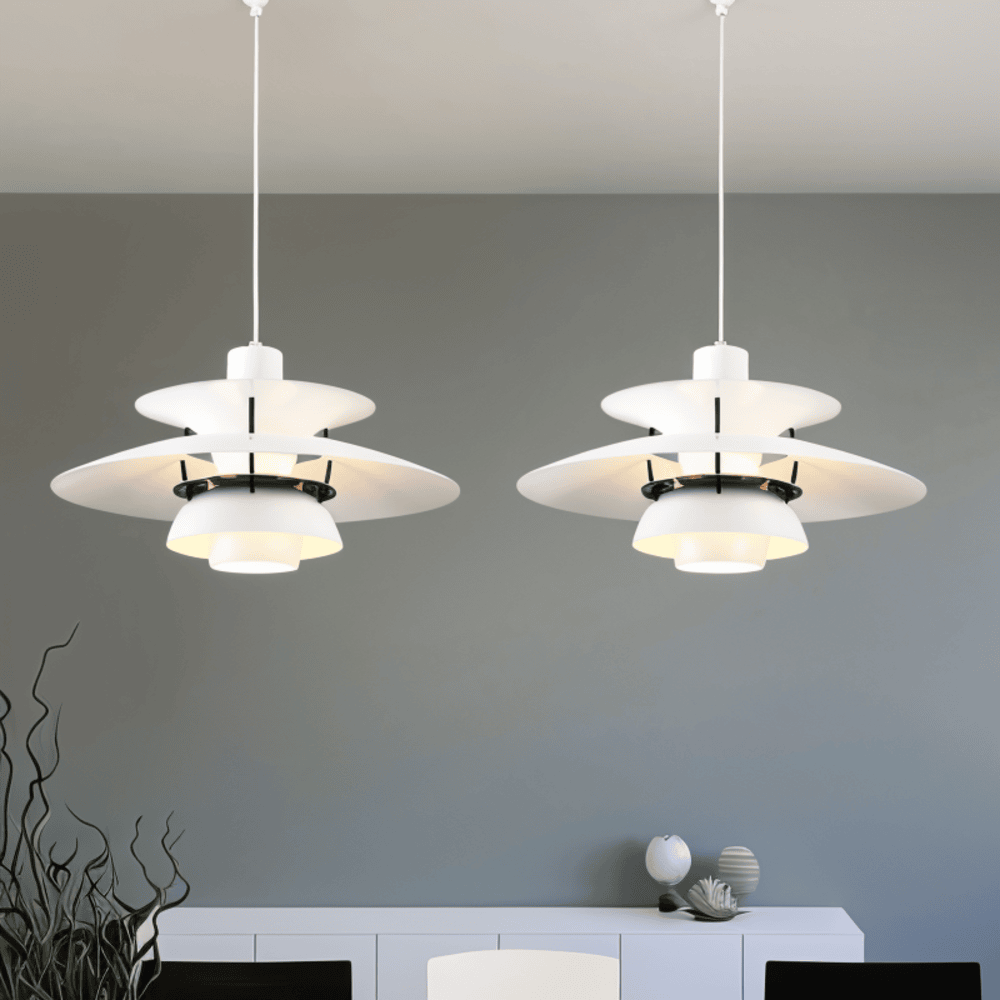 Lampe Plafonnier Scandinave – Lampe Suspendue Classique & Moderne en Métal pour Salon ou Cuisine