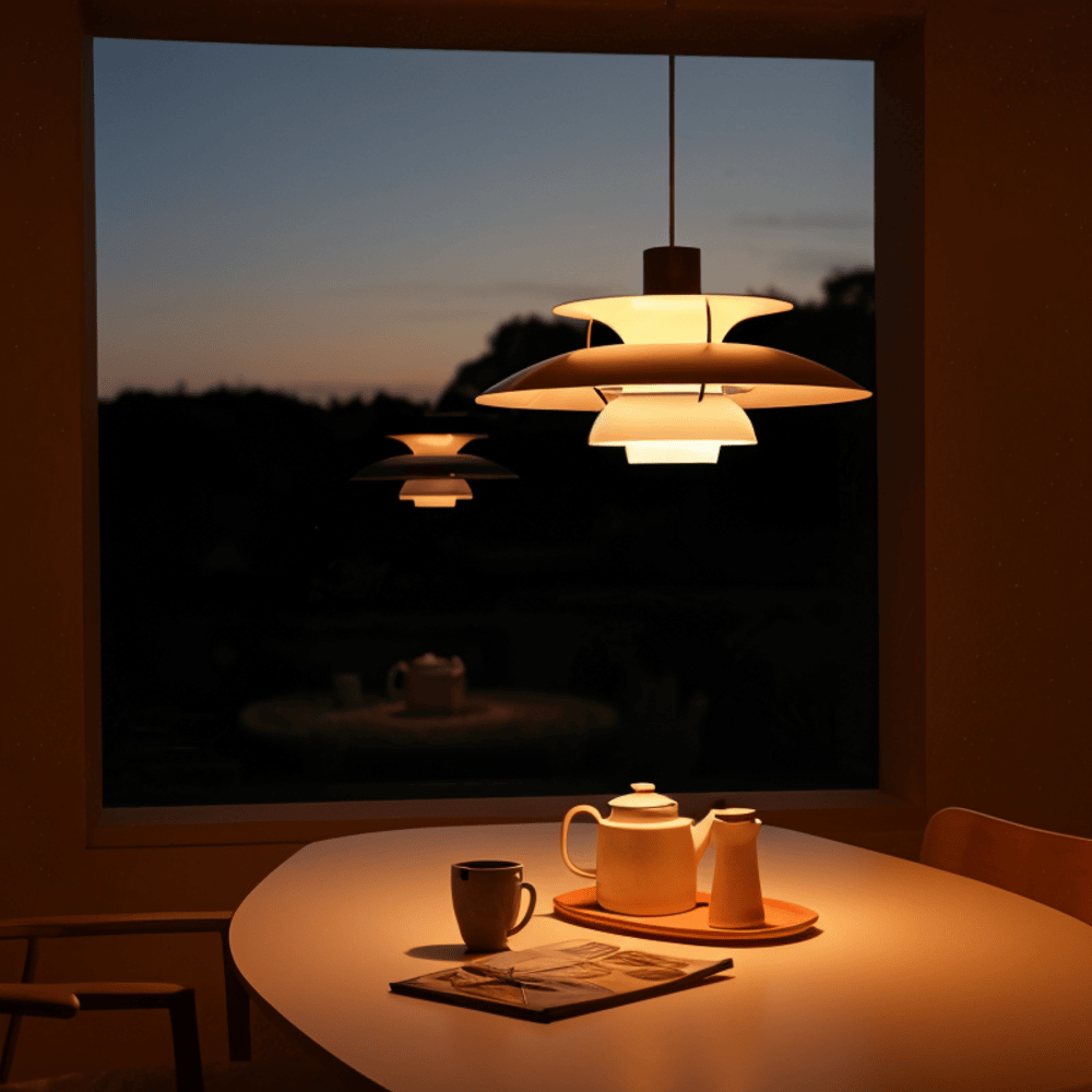 Lampe Plafonnier Scandinave – Lampe Suspendue Classique & Moderne en Métal pour Salon ou Cuisine