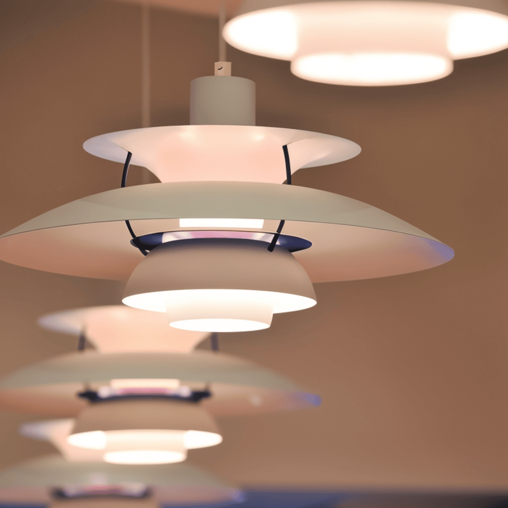 Lampe Plafonnier Scandinave – Lampe Suspendue Classique & Moderne en Métal pour Salon ou Cuisine