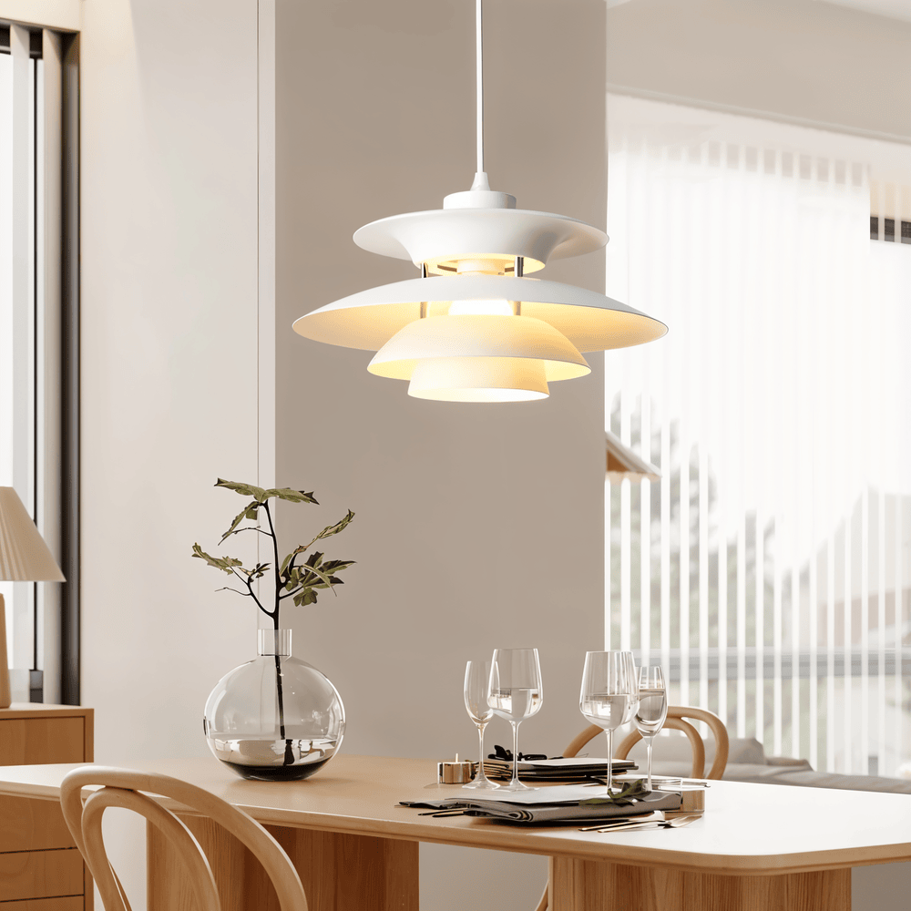 Lampe Plafonnier Scandinave – Lampe Suspendue Classique & Moderne en Métal pour Salon ou Cuisine