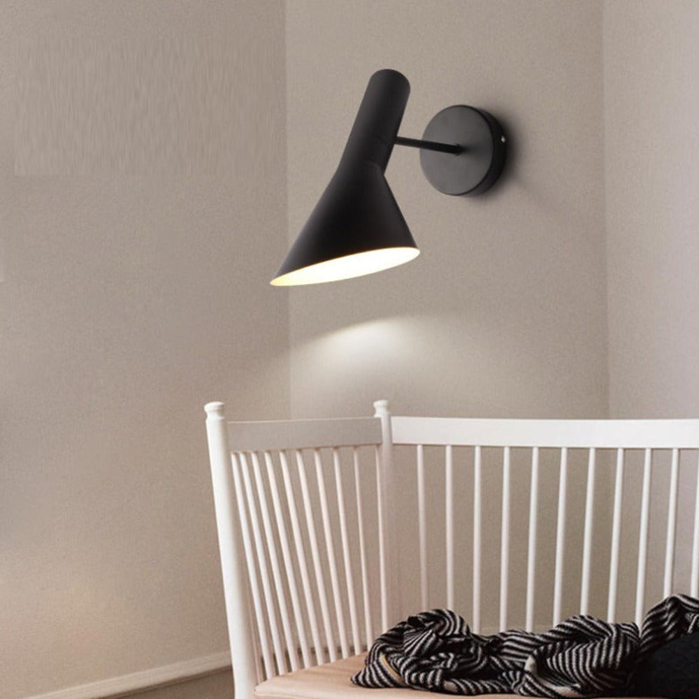 Applique murale LED noire réglable – applique moderne pour le salon et la chambre